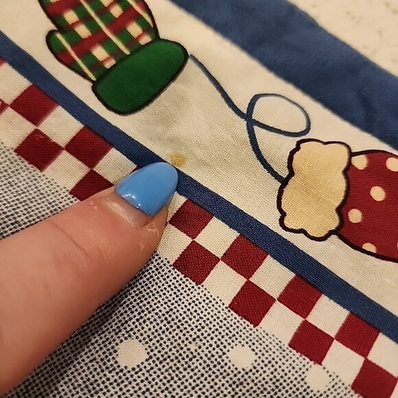 Vintage Set of 3 Christmas Holiday Snowman Tree Let It Snow Placemats - Picture 7 of 7